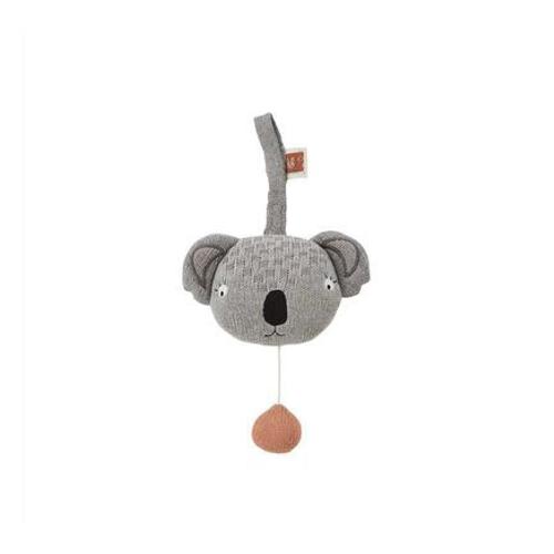 Oyoy - Koala Music Mobile Gris En Coton Et Polyester H10,5x14,5x8cm  - Gris