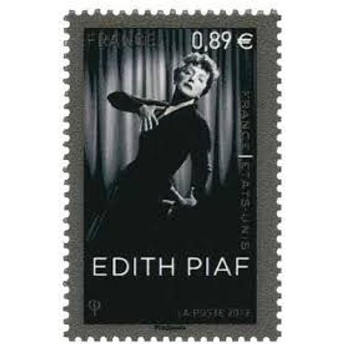 Musique : Edith Piaf Émission Commune France/Etats-Unis Année 2012 N° 4671 Yvert Et Tellier Luxe