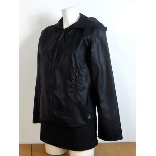 Veste Légère Courte Noir Avec Capuche- Sonia Rykiel