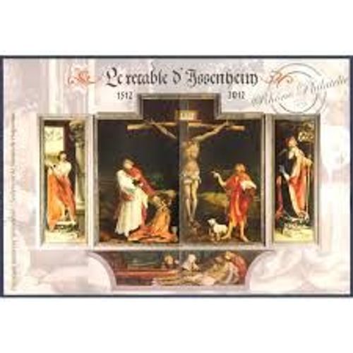 Art : 500ème Anniversaire Du Retable D'Issenheim : Saint Augustin, Saint Jérôme, Saint Antoine Feuillet 4675 Année 2012 N° 4675 4676 4677 Yvert Et Tellier Luxe