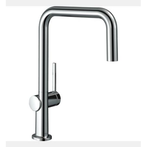 Mitigeur de cuisine chromé Hansgrohe Talis M54 bec carré