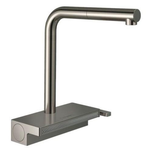 Hansgrohe - Robinet de cuisine avec douchette HANSGROHE Aquno Select M81 250 2 jets aspect acier inox  - Gris