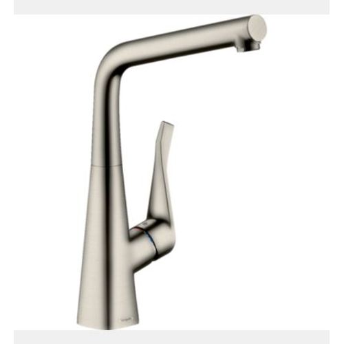 Hansgrohe - Robinet de cuisine HANSGROHE Metris M71 320 aspect acier inox  - Gris
