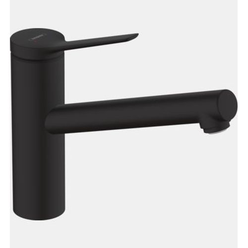 Mitigeur de cuisine noir mat Hansgrohe Zesis M33 H. 214mm