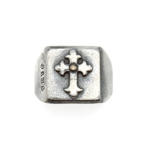 Chevalière Homme Croix Argent Templier