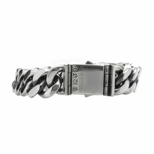 Gourmette Bracelet Argent Grand Modèle