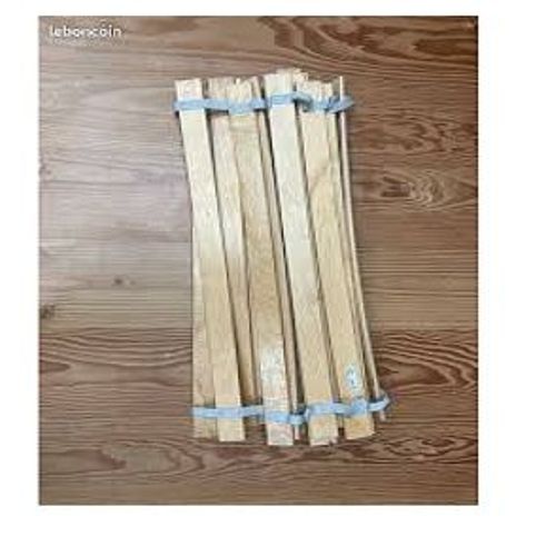 Lattes Pin Bois Massif Rouleau 0 X 10 Pour Lit 1 Place Soutien Repos Solide Ikea
