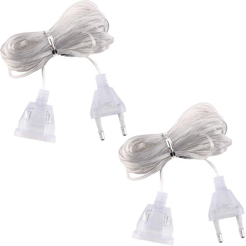 ERSHI-2 Pièces Rallonge Electrique, Fil Électrique Câble, Petite Rallonge Electrique, d'Extension à 2 Conducteurs Rallonge Electri[345]
