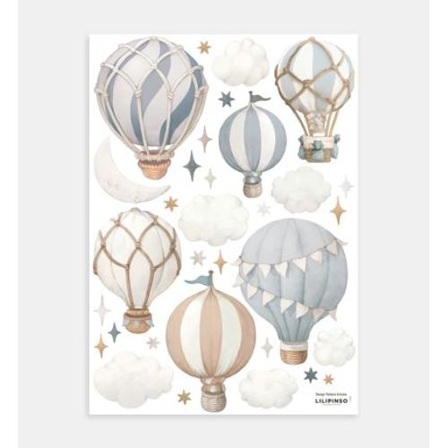 Stickers muraux les mongolfières SELENE - Taille unique