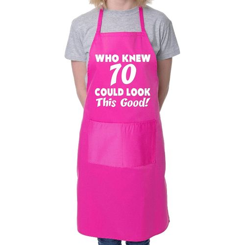 Ershi-Quelle 70 Pourrait Look Cette Bonne Bbq Cuisson Funny Tablier, Coton, Rose, Taille Unique[1619]