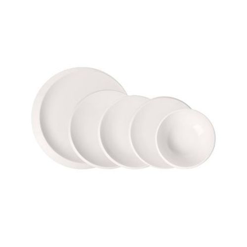 Villeroy & Boch - Newmoon Set Pour Le Dîner, 9 Pcs, Pour 2 Pers. - Blanc