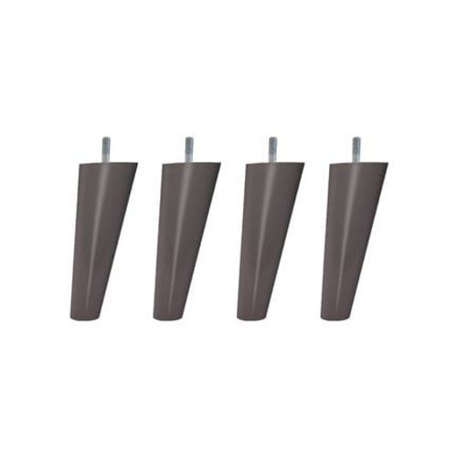 Someo - Pied Scandinave Bois (Lot De 4) - Marron