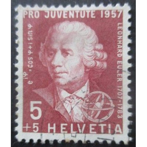 Suisse N°597 Léonhard Euler Oblitéré