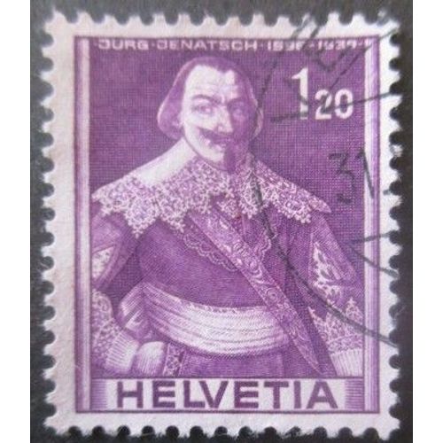 Suisse N°614 Jurg Jenatsch Oblitéré