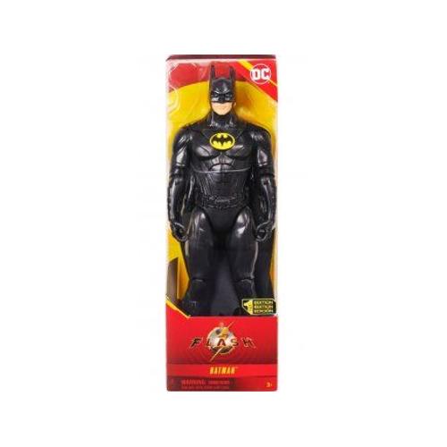 Figurine Batman Costume Noir 30 Cm - Serie Flash - Personnage Dc - Set Super Héros + 1 Carte - Nouveauté