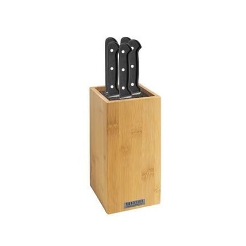 Sabatier Trompette - Universal - Bloc Spaghetti 5 Pièces En Bois Clair - Gris