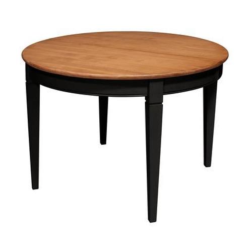 Camif - Table Embellie D120 2 Allonges - Noir