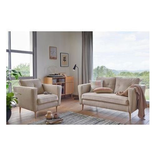 Camif - Fauteuil Tissu Ondine - Gris