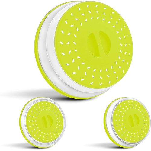 KYAOAYO-Marque França -Cloche Micro Ondes-Sans Bpa- Garantie A Vie -Couvercle Micro-Ondes 3En1-Cloche Pour Micro Onde Retractable Anti Vapeur Et Fonction Passoire-Accessoire Lave Vaisselle
