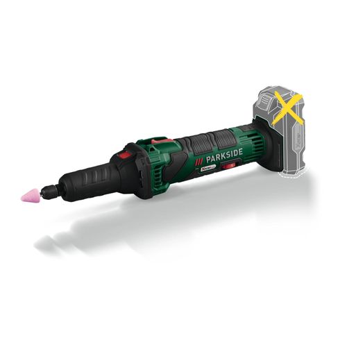 PARKSIDE® Meuleuse droite sans fil PGSA 20-Li A1, sans batterie ni chargeur, 20 V
