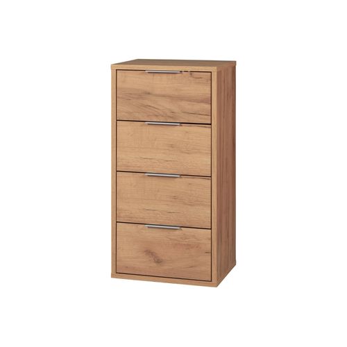 Livarno Home Commode Verona 4 Tiroirs, 40 X 80 X 35 Cm, Imitation Chêne