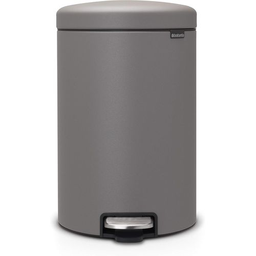 KYAOAYO-Poubelle À Pédale Newicon, 20L, Mineral Concrete Grey