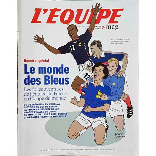 L'Equipe Magazine 1455 - Le Monde Des Bleus En Coupe Du Monde