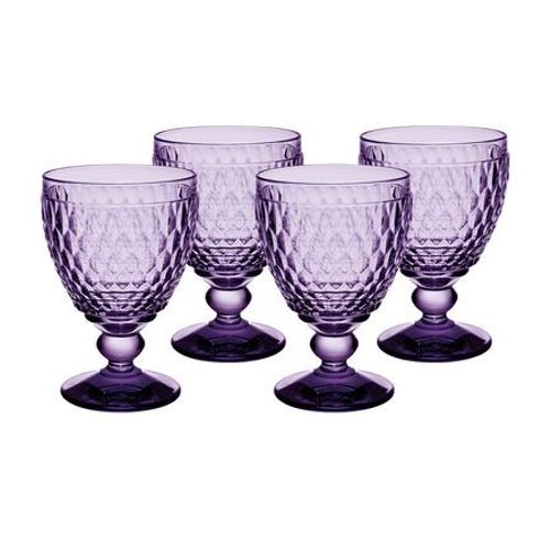 Villeroy & Boch - Boston Lavender Verre À Vin Rouge 4 Pièces - Violet
