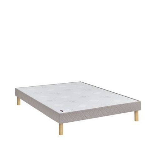 Epeda - Bomba Ferme - Sommier Tapissier 160x200cm - Gris
