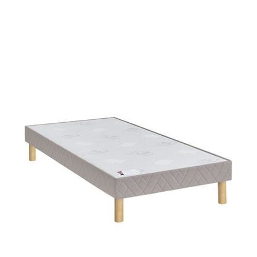 Epeda - Bomba Ferme - Sommier Tapissier 90x190cm - Gris