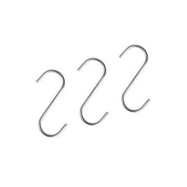 OYOY - Patères lot de 2 gris en métal H10x4,5x0,4cm - Gris