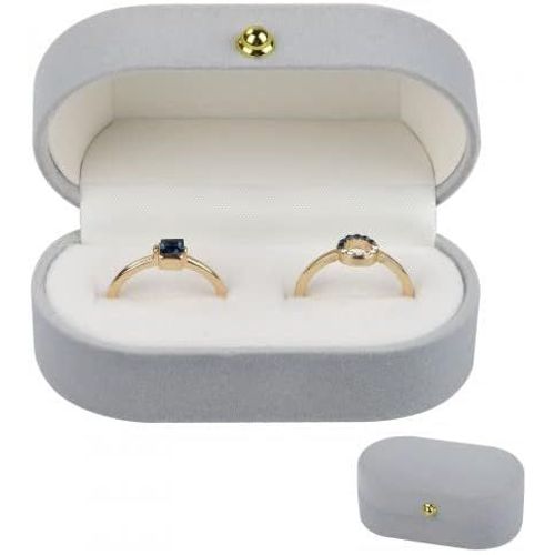 Kyaoayo-Boîte À Bague, Coffret D'anneau Élégant, Étui De Bague De Mariage, Boîte À Bijoux Pour Filles, Boîte De Bague En Velours, Organisateur Bijoux Pour Fiançailles, Mariage Et Stockage D'anneaux