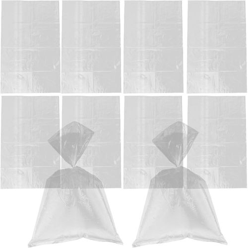 Kyaoayo-10 Pièces En Peluche Grands Sacs En Plastique Transparents De Rangement De Couette Sacs De Rangement En Plastique Supplémentaires Sacs De Rangement Jumbo Grande Plastique