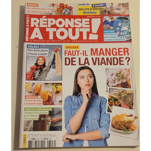 Réponse À Tout ! - 343 - Janvier 2019