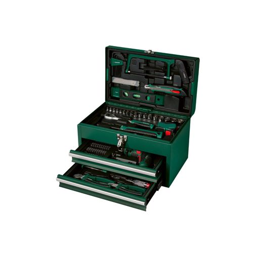 PARKSIDE® Boîte à outils avec visseuse sans fil PWBM A1, 92 pièces