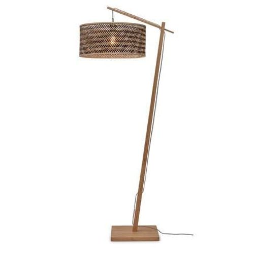 Java L-Lampadaire Bambou H176cm Naturel / Noir Good & Mojo Ø 50cm / H 176cm Beige