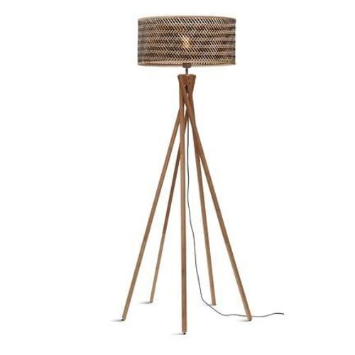 Java-Lampadaire Bambou 5 Pieds H146cm Naturel / Noir Good & Mojo Ø 50cm / H 146cm Beige