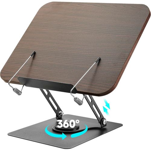 Kyaoayo-Support De Livre Pour Lecture, Hauteur Réglable Porte Livre Ergonomique, Book Stand Pliable Pour Livres, Tablette, Recette Manuel,Porte-Copie, Chevalet Pupitre Stand
