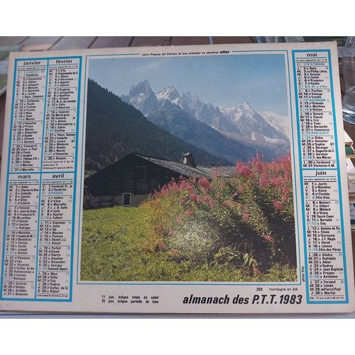 Almanach Des Ptt 1983