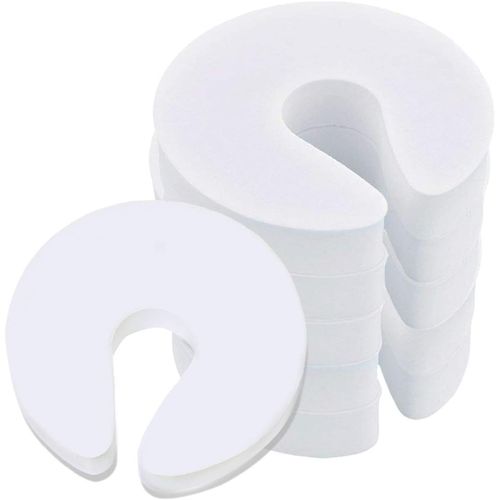 6pcs Bloque Porte B¿¿B¿¿ Securite Placard Enfant(Blanc), Protection Bloque Securite Enfants, Doigts Anti-Pincement Bloc Porte Securite Fenetre Bebe Bloque-Porte Foam, Stop-Porte Mousse Porte Protection