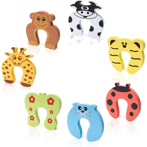 7 Pcs Bloque Porte Anti Pincement Prot¿¿Ge Doigt Bloque-Portes Et Fen¿ºtres Enfant B¿¿B¿¿ S¿¿Curit¿¿ Protection