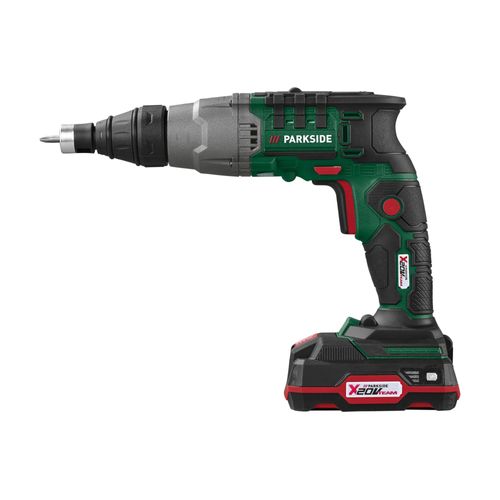 PARKSIDE® Visseuse à plaque de plâtre sans fil avec batterie et chargeur PTBSA 20-Li A1, 20 V