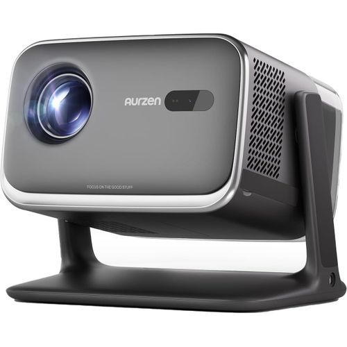 Kyaoayo-Boom Mini Videoprojecteur 4k Supportée, Avec Google Tv, 4-En-1 Projecteur Exterieur & Home Cinema, Audio Dolby 20w, 500 Ansi, Autofocus Tof & Correction De Clivage, Wifi/Bluetooth (Noir)