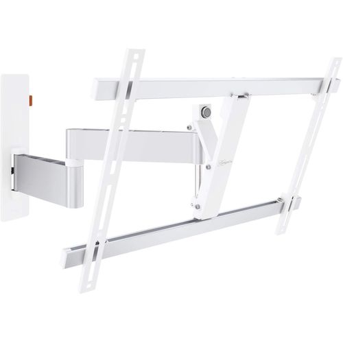KYAOAYO-Wall 3345 Support Mural Tv Orientable Pour Écrans 40-65 Pouces (102-165 Cm) | Orientable Jusqu'À 180º | Inclinable Jusqu'À 20º | Poids . 30 Kg Et Jusqu'À Vesa 600X400 | Blanc