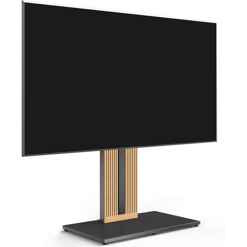 KYAOAYO-Design Support Tv Pied Pour Ecran De 55 À 88 Pouces Hauteur Réglable Charge 60Kg Angle Adjustable ±30° Série Zen