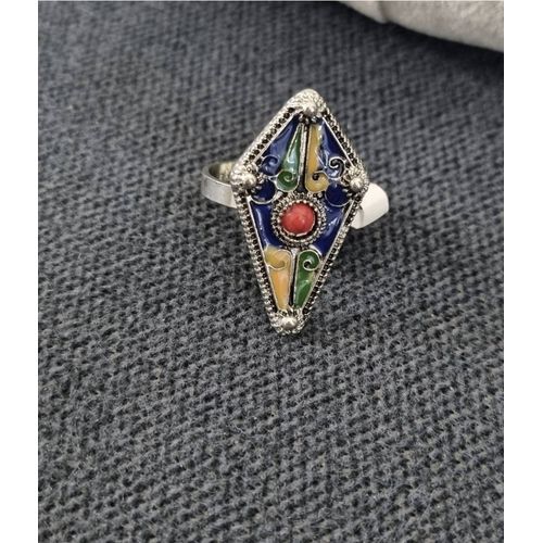 Bague Argente Kabyle Taille 10 (Fr62) Berbère Amazygh