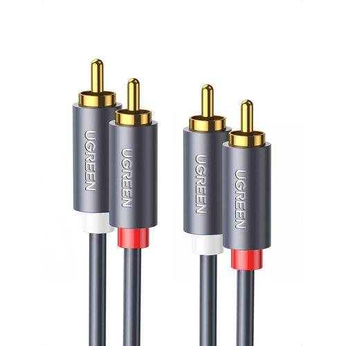 KYAOAYO-2M Câble Rca 2 Mâle Vers 2 Mâle Câble Cinch Audio Stéréo Compatible Avec Lecteur Dvd Platine Cd Haut Parleur Amplificateur Home Cinéma Chaîne Hifi