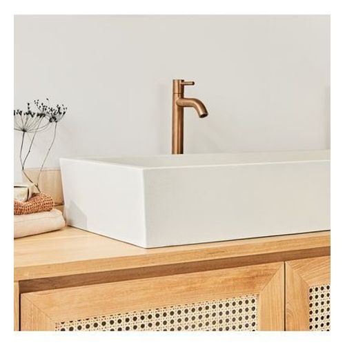 Bois Dessus Bois Dessous - Vasque En Béton Beige 100 Cm - Beige