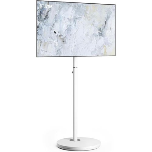 KYAOAYO-Design Support Tv Pied Pour Tv 24-48 Pouces Support Tv Roulettes Vesa 200 * 200 Mm Jusqu'À 20 Kg Hauteur Et Angle Réglable Série Master