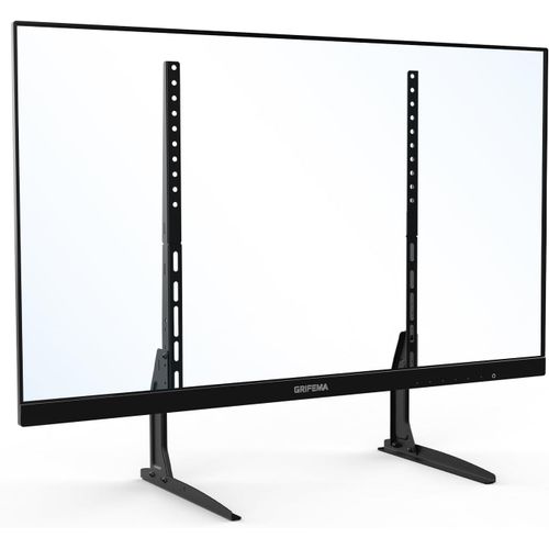 KYAOAYO-Pied Tv Universel Pour Télév urs 22""-80"", Hauteur Ajustable, Supporte Jusqu'À 50Kg, Vesa 800X400Mm, Montage Facile - Noir